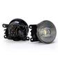 AlphaRex Universal Acura/Ford/Honda/Subaru/Nissan DoubleTap Dual Color LED Proj Fog Lights - Wt/Ambr