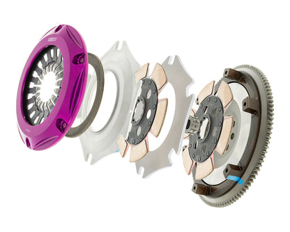 Exedy 2000-2009 Honda S2000 L4 Hyper Twin Cerametallic Clutch Rigid Disc Pull Type Cover - Graveyard Performance