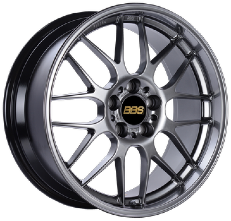 BBS RG-R 18x8.5 5x120 ET30 PFS Diamond Black Wheel -82mm PFS/Clip Req - Graveyard Performance