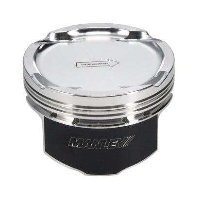 Manley 08+ Mitsubishi Evo X (4B11T) 86.5mm +.5mm Oversize Bore 9.0:1 Dish Piston Set with Rings - Graveyard Performance