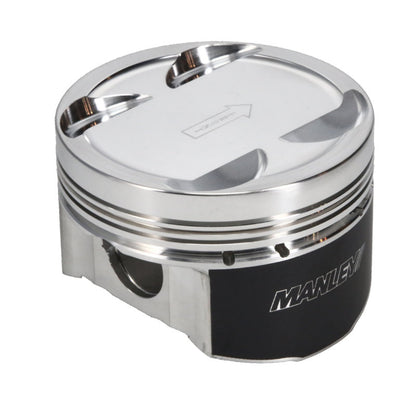 Manley 03-06 Evo 8/9 (7 Bolt 4G63T) 86mm +1mm Over Bore 8.5:1 Dish Pistons w/ Rings - Graveyard Performance