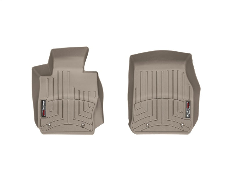 WeatherTech 12+ BMW 3-Series Front FloorLiner - Tan - Graveyard Performance