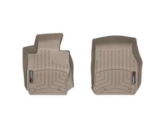 WeatherTech 12+ BMW 3-Series Front FloorLiner - Tan - Graveyard Performance