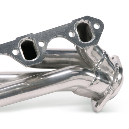 BBK 79-93 Mustang 5.0 Shorty Unequal Length Exhaust Headers - 1-5/8 Silver Ceramic - Graveyard Performance