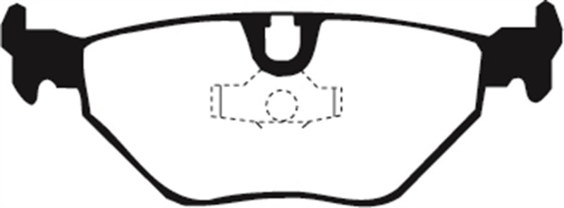 EBC 87-91 BMW M3 2.3 (E30) Redstuff Rear Brake Pads - Graveyard Performance