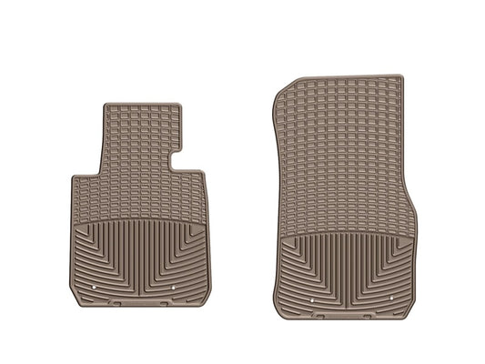 WeatherTech 12+ BMW 3-Series (F30) Front Rubber Mats - Tan - Graveyard Performance
