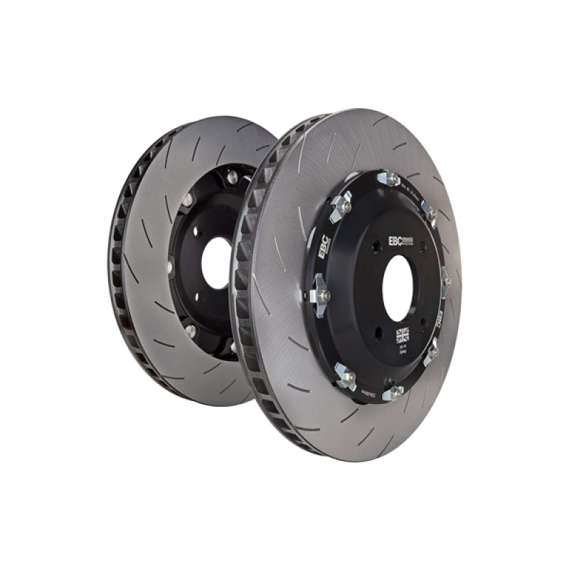 EBC Racing 06-13 Chevrolet Corvette C6 7.0L (Z06) SG-Racing Floating Conversion Rotors - Graveyard Performance