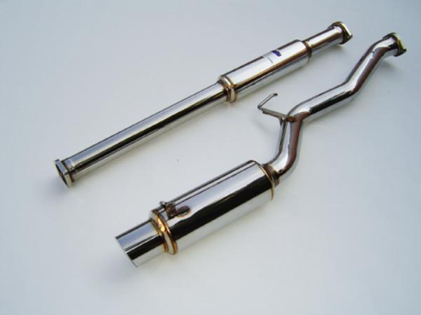 Invidia 03+ Evo 76mm REGULAR Stainless Steel Tip Cat-back Exhaust - Graveyard Performance