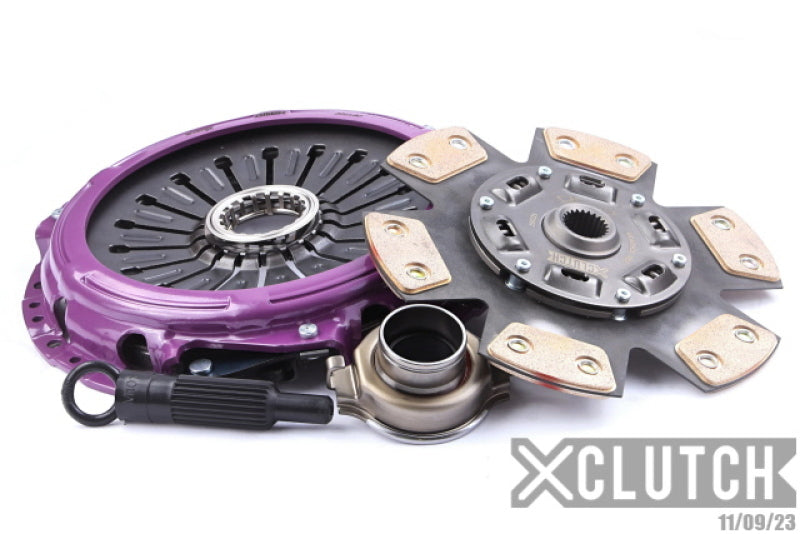XClutch 01-02 Mitsubishi Lancer EVO VII 2.0L Stage 2R Extra HD Sprung Ceramic Clutch Kit - Graveyard Performance
