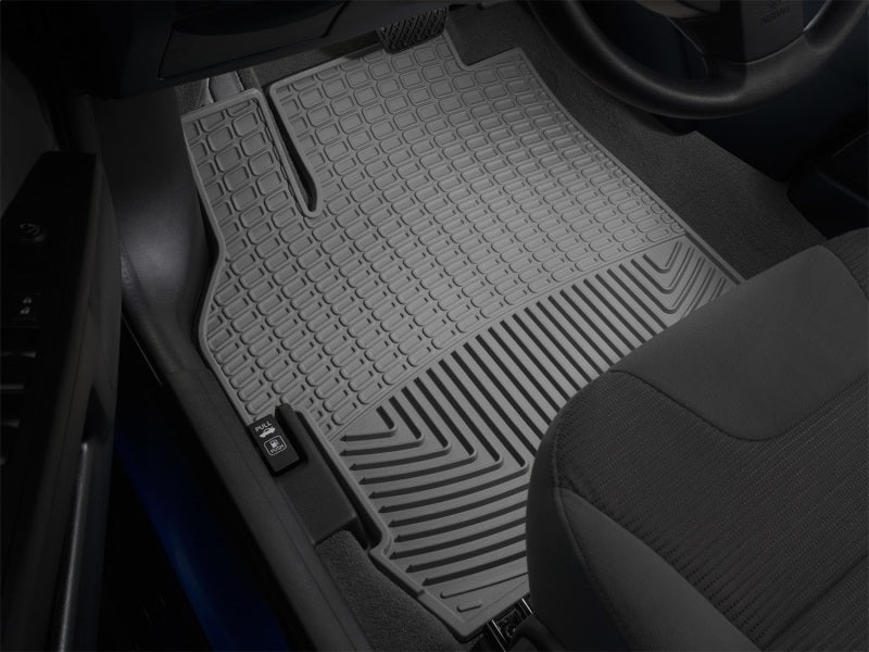 WeatherTech 11+ BMW 5-Series (F10) Front Rubber Mats - Grey - Graveyard Performance