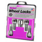 McGard Wheel Lock Bolt Set - 4pk. (Cone Seat) M12X1.5 / 17mm Hex / 25.5mm Shank Length - Black