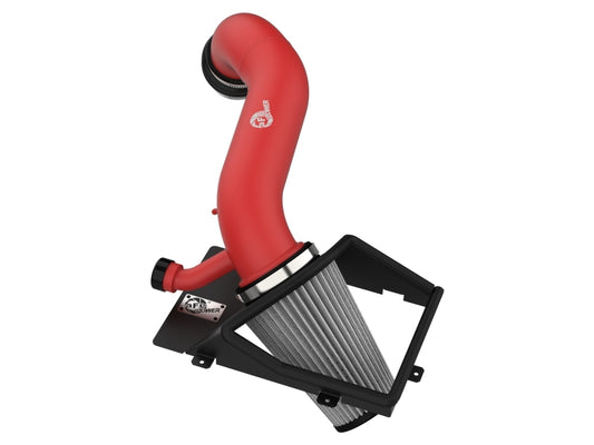 aFe Rapid 15-21 VW GTI L4 2.0L Induction Red Edition Cold Air Intake System w/ Pro DRY S Filter - Graveyard Performance