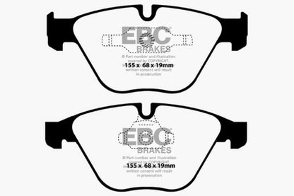 EBC 11+ BMW Z4 3.0 Twin Turbo iS (E89) Greenstuff Front Brake Pads - Graveyard Performance