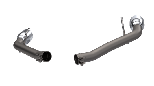 QTP 10-13 Chevrolet Camaro SS 6.2L 304SS Eliminator Muffler Delete Axle Back Exhaust w/4.5in Tips