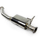 ISR Performance Series II - EP Single Tip Blast Pipe Exhaust - Resonated - 89-94 Nissan 240sx (S13)