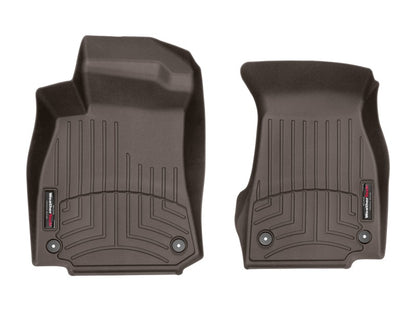 WeatherTech 2019+ Audi A6 (Sedan Only) Front FloorLiner - Cocoa - Graveyard Performance