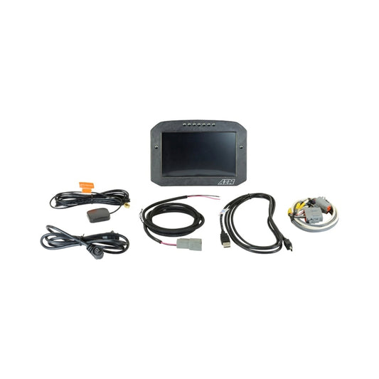 AEM CD-7LG Carbon Logging Flush Digital Dash Display w/ Internal 20Hz GPS & Antenna - Graveyard Performance