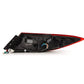 AlphaRex 22-24 Toyota GR86 LUXX LED Taillights Vivid Red