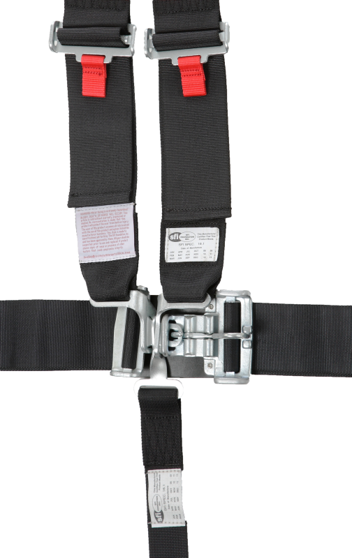 RaceQuip Black L & L V4pt Seat Belt - Graveyard Performance