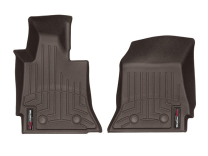 WeatherTech 2014+ Chevrolet Corvette Front FloorLiner - Cocoa - Graveyard Performance