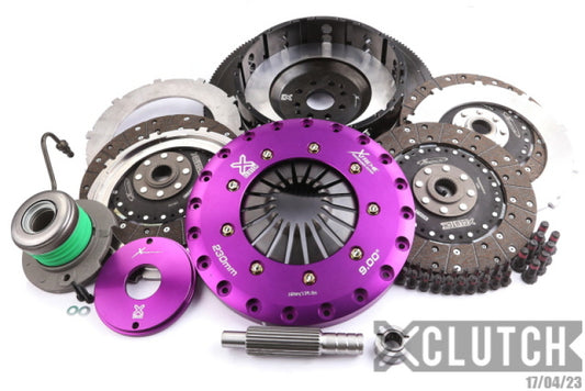 XClutch 07-12 Ford Mustang Shelby GT500 5.4L 9in Triple Solid Organic Clutch Kit