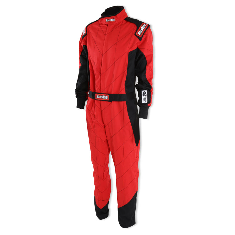 RaceQuip Red Chevron-1 Suit - SFI-1 XL - Graveyard Performance