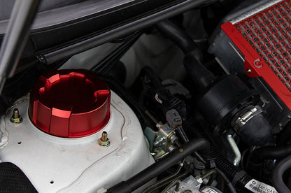 OLM Upper Suspension Mount Cover - Blue - 2015-2021 Subaru WRX / STI - Graveyard Performance