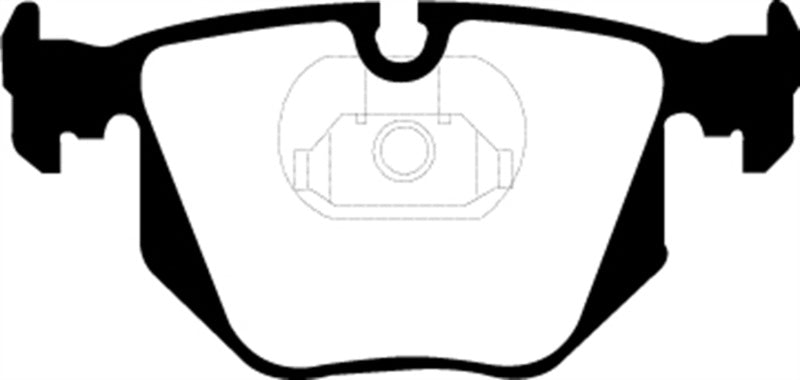 EBC 01-07 BMW M3 3.2 (E46) Redstuff Rear Brake Pads - Graveyard Performance