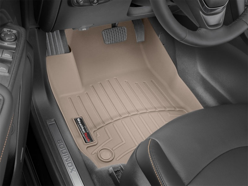 WeatherTech 98-04 Audi A6 Front FloorLiner - Tan - Graveyard Performance