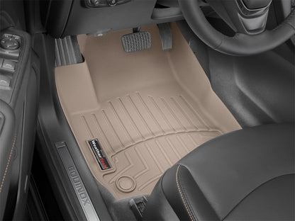 WeatherTech 98-04 Audi A6 Front FloorLiner - Tan - Graveyard Performance