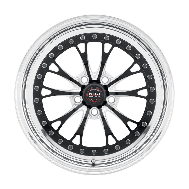 Weld Vitesse RT 17x5 / 5x114.3 BP 2.2 BS Black Wheel High Pad - Graveyard Performance