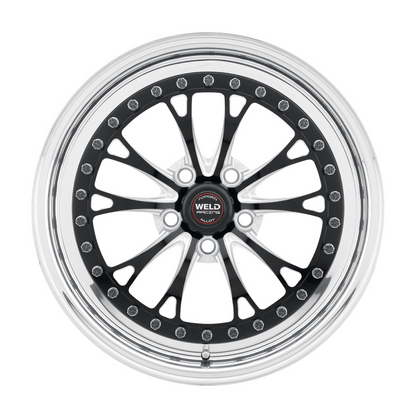 Weld Vitesse 17x5 / 5x4.75 BP / 2.2in. BS Black Wheel - High Pad - Graveyard Performance