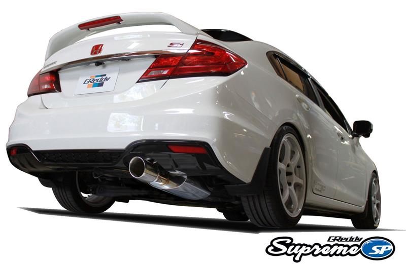 GReddy 12-15 Honda Civic Si Coupe 76mm Supreme SP Cat-Back Exhaust - Graveyard Performance