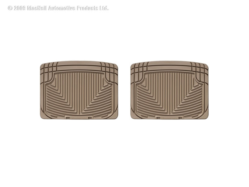 WeatherTech 93 Mercedes-Benz 300CE Rear Rubber Mats - Tan - Graveyard Performance