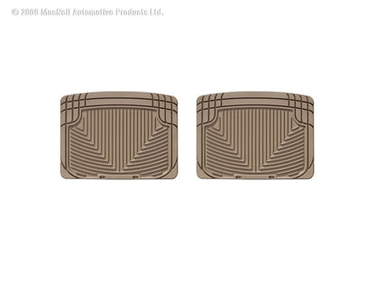 WeatherTech 93 Mercedes-Benz 300CE Rear Rubber Mats - Tan - Graveyard Performance