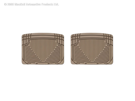WeatherTech 93 Mercedes-Benz 300CE Rear Rubber Mats - Tan - Graveyard Performance