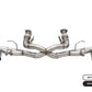 Corsa 20-25 Chevrolet Corvette C8 RWD 3in Xtreme Cat-Back Exhaust w/4.5in Carbon Fiber Black PVD Tip