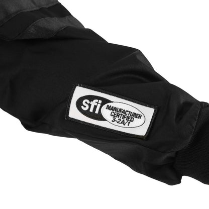 RaceQuip Black SFI-1 1-L Jacket - 4XL - Graveyard Performance