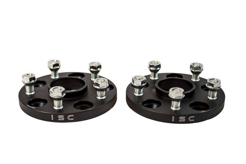 ISC Suspension Nissan 5x114.3 Hub Centric (66 Hub Bore) Wheel Spacers 15mm Black (Pair) - Graveyard Performance
