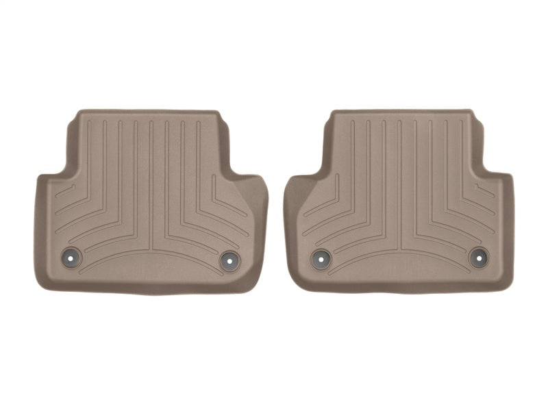 WeatherTech 2017+ Audi A4 (Sedan) Rear FloorLiner - Tan - Graveyard Performance