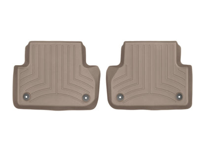 WeatherTech 2017+ Audi A4 (Sedan) Rear FloorLiner - Tan - Graveyard Performance