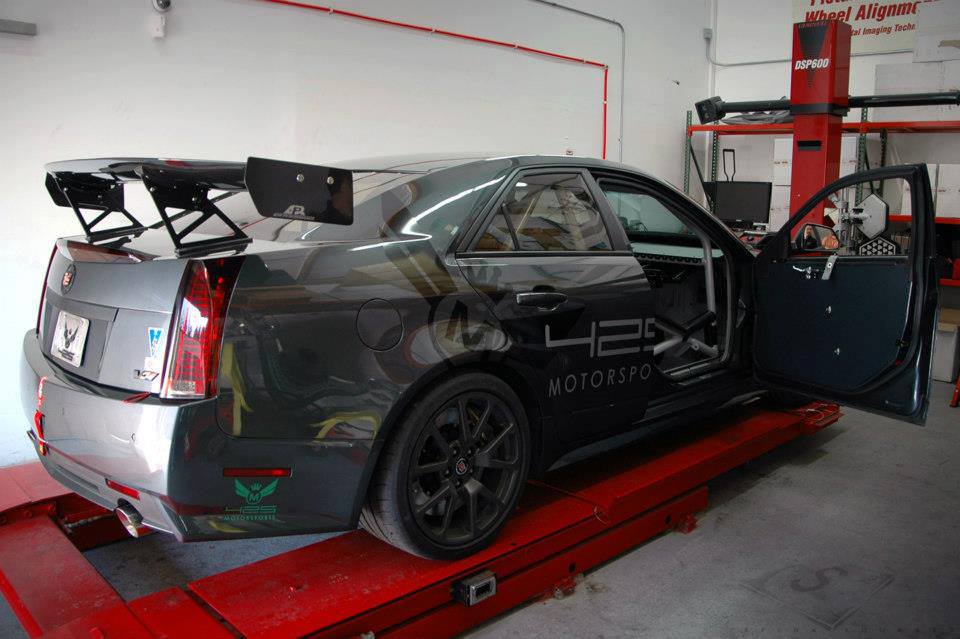 APR Performance Cadillac CTS-V Sedan GTC500 Carbon Fiber Adjustable Wing 2008 - 2015