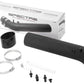 Spectre Universal Intake Tube Kit 3in. - Aluminum - Black