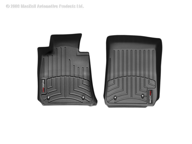 WeatherTech 06-12 BMW 3-Series Front FloorLiner - Black - Graveyard Performance