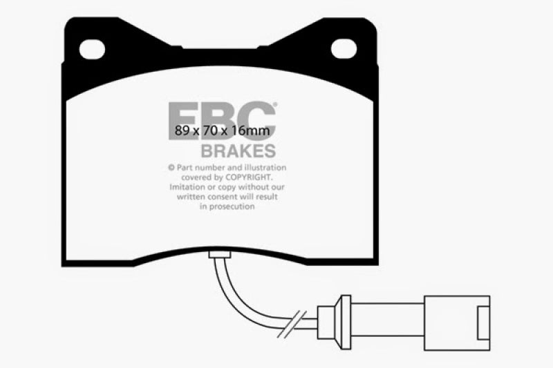 EBC 78-82 BMW M1 3.5 Redstuff Front Brake Pads - Graveyard Performance