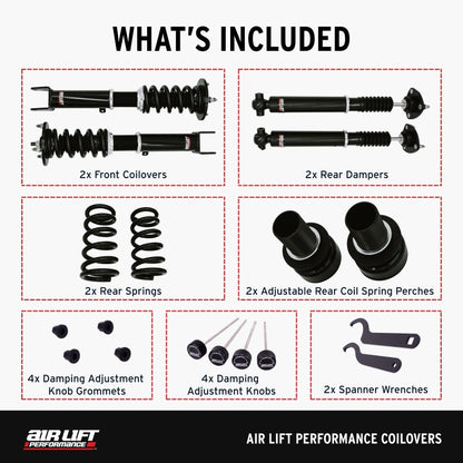Air Lift Performance 18-23 Lexus IS300 / 17-23 Lexus IS350 Coilover Kit - Graveyard Performance
