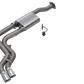 QTP 15-18 Ford F-150 CC/EC Standard Bed 304SS Screamer Cat-Back Exhaust w/3in Tips