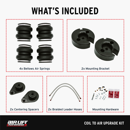 Air Lift 18-24 Honda Accord Sedan Coil to Air Upgrade Kit - Graveyard Performance