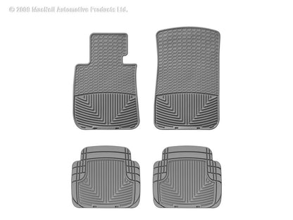 WT Rubber Mats - Rear - Grey - Graveyard Performance