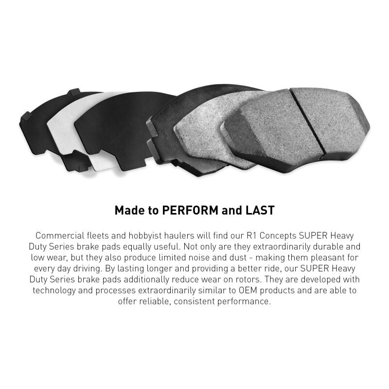 R1 20-26 Lincoln Aviator Front Super Duty Brake Pads
